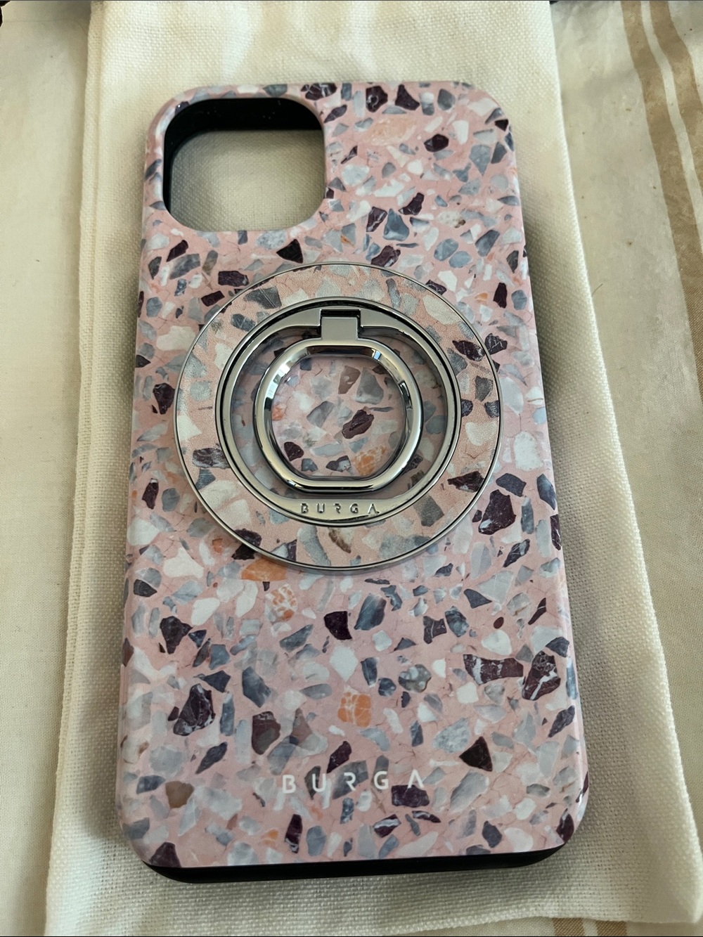 Burga Sugar Coating Phone Case with Matching Magnetic Ring Holder